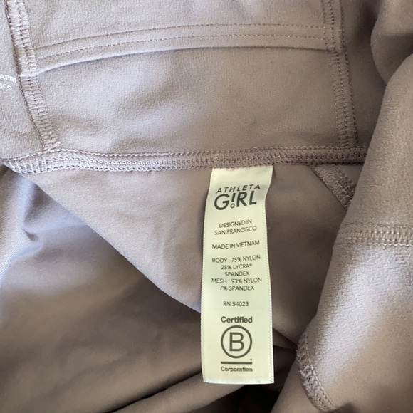Athleta Girl Mind Over Matter Capri Lavender Mesh - Picture 9 of 10